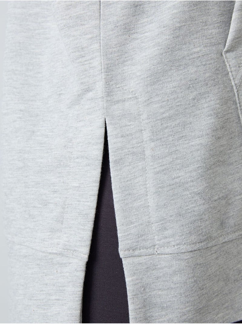 Sweat à capuche oversize imprimé tommy Gris clair - Kiabi