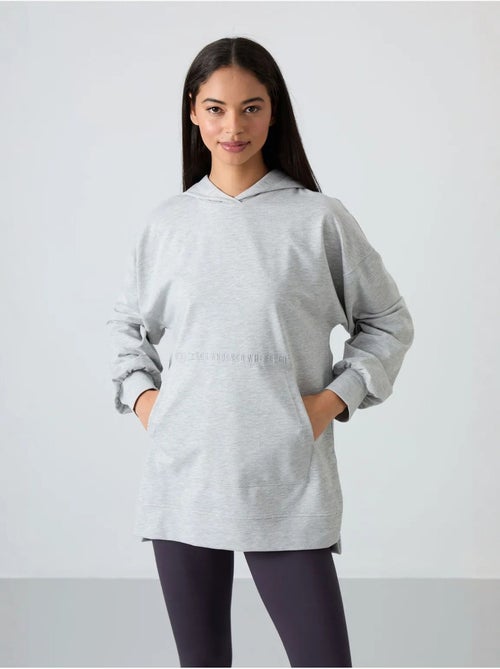 Sweat à capuche oversize imprimé tommy - Kiabi Sweat à capuche oversize imprimé tommy - Kiabi