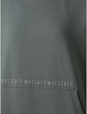 Sweat à capuche oversize imprimé tommy