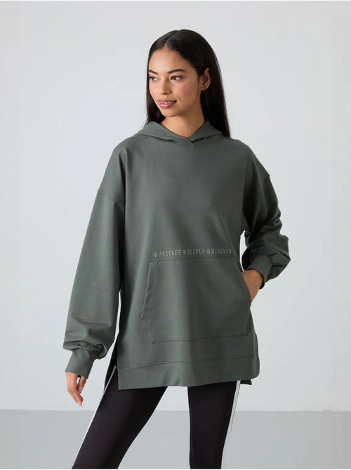 Sweat à capuche oversize imprimé tommy - Kiabi