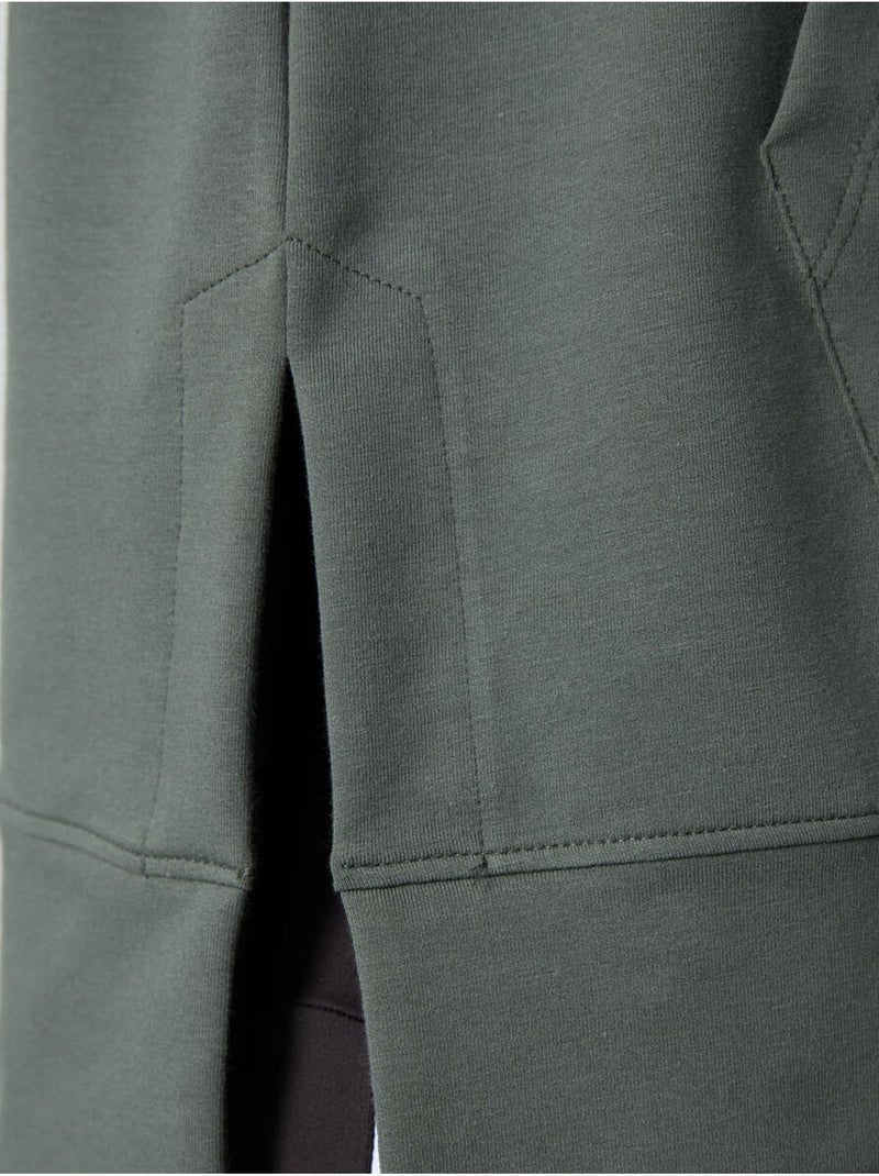 Sweat à capuche oversize imprimé tommy Kaki - Kiabi