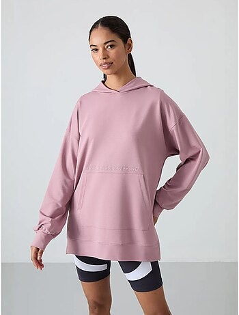 Sweat à capuche oversize imprimé tommy