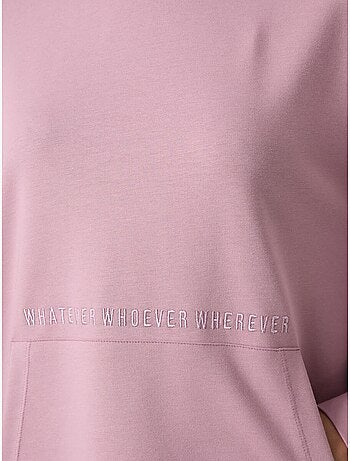 Sweat à capuche oversize imprimé tommy