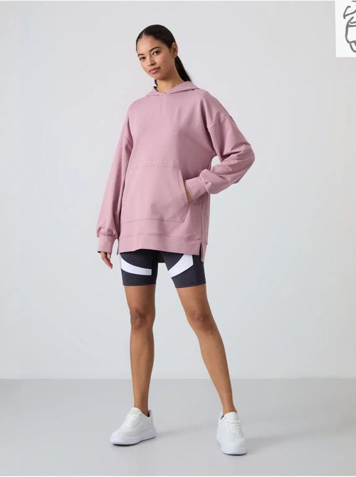 Sweat à capuche oversize imprimé tommy - Kiabi Sweat à capuche oversize imprimé tommy - Kiabi