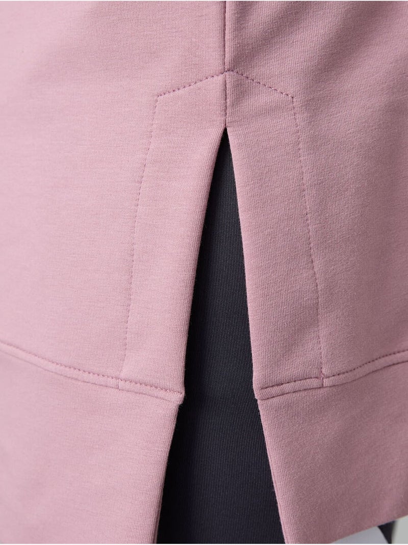 Sweat à capuche oversize imprimé tommy Mauve - Kiabi