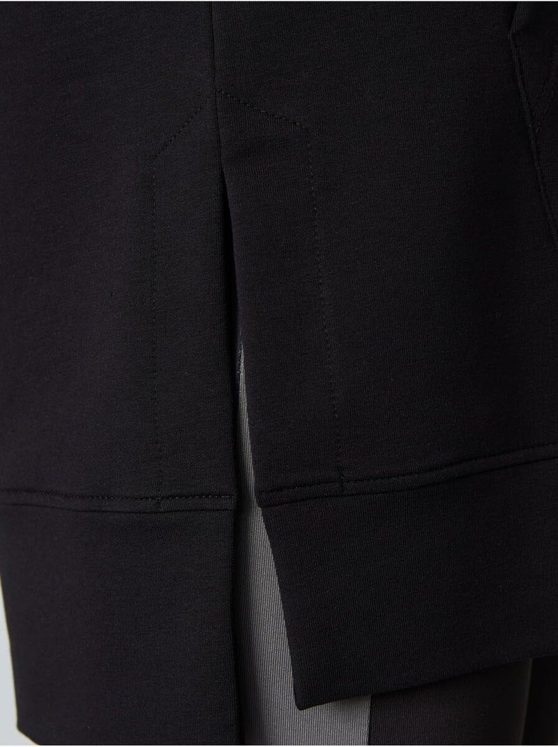 Sweat à capuche oversize imprimé tommy Noir - Kiabi