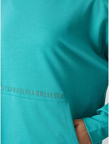 Sweat à capuche oversize imprimé tommy