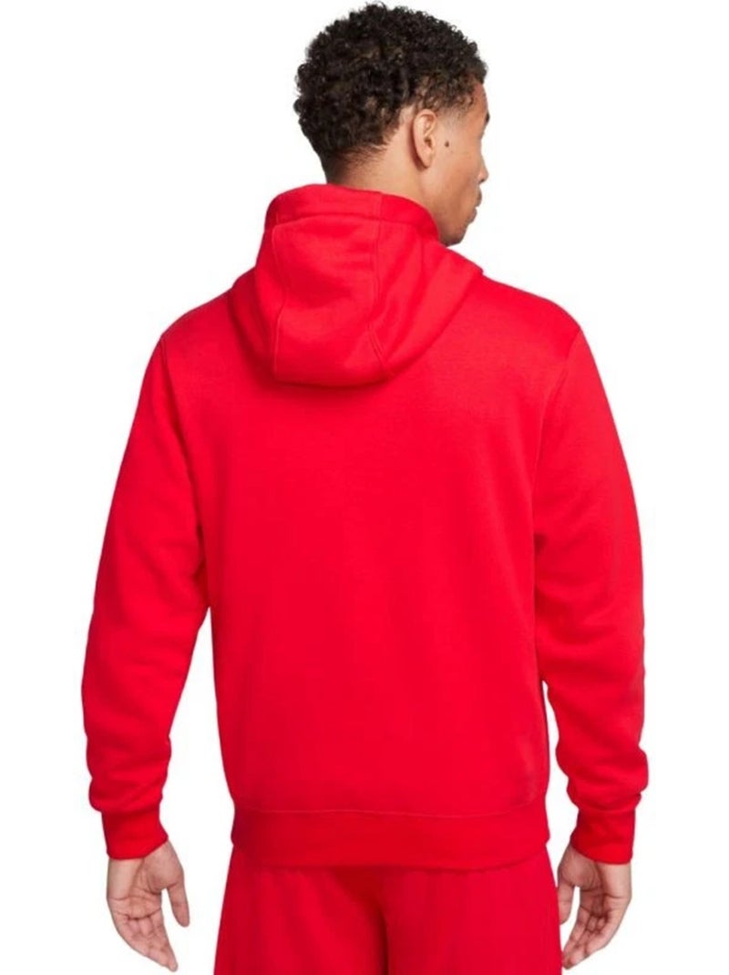 Sweat à capuche park - nike Rouge - Kiabi