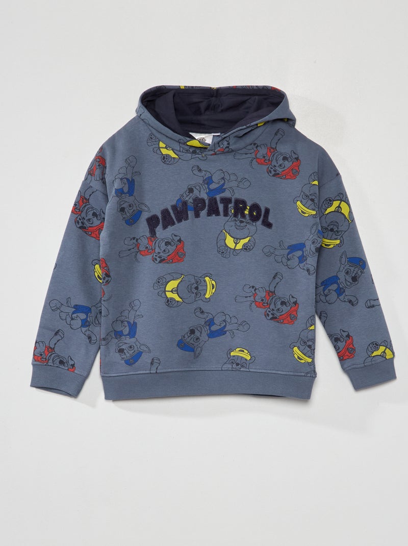 Sweat à capuche 'Pat 'Patrouille' Bleu - Kiabi