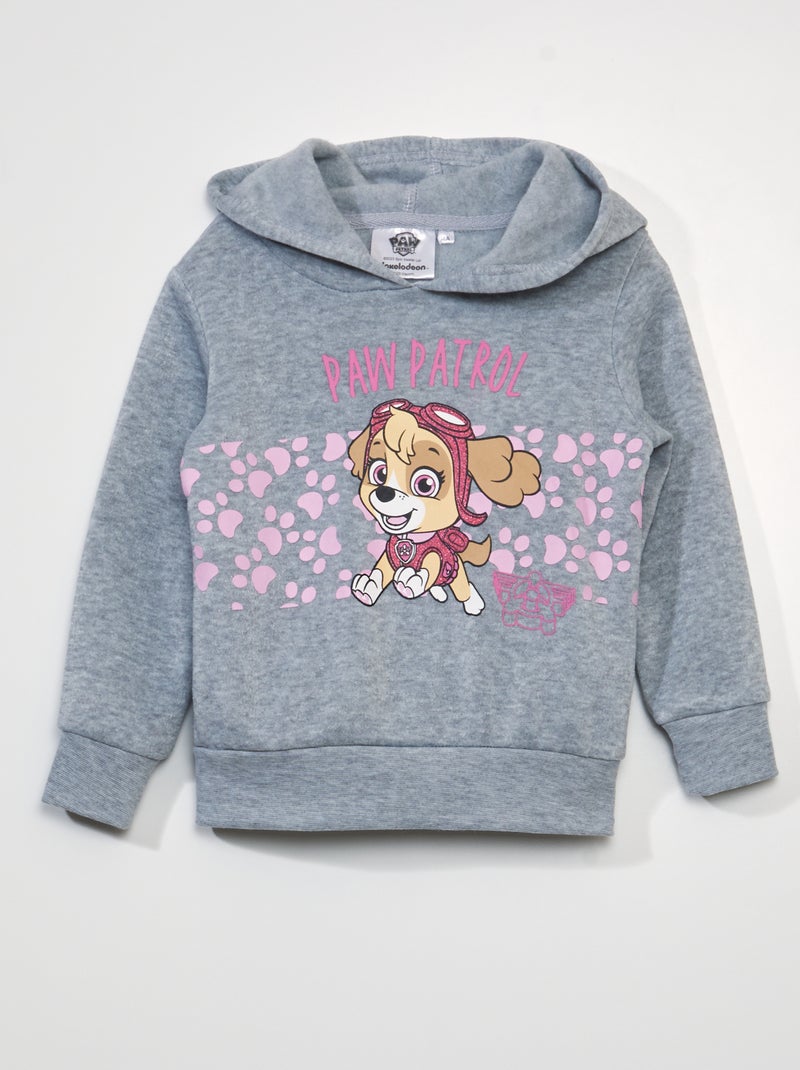 Sweat à capuche 'Pat 'Patrouille' Gris - Kiabi