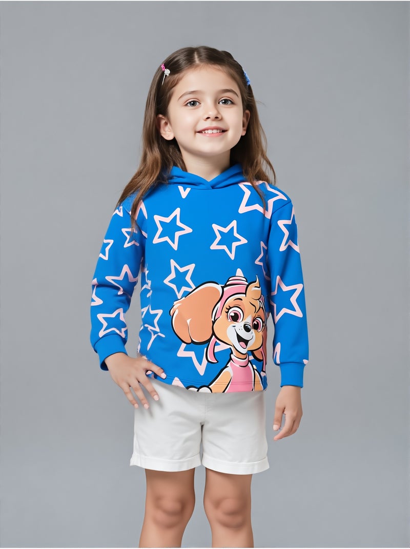 Sweat à Capuche Pat Patrouille   | Licence Officielle Bleu - Kiabi