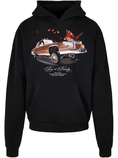 Sweat à capuche pimp a butterfly - mister tee - Kiabi