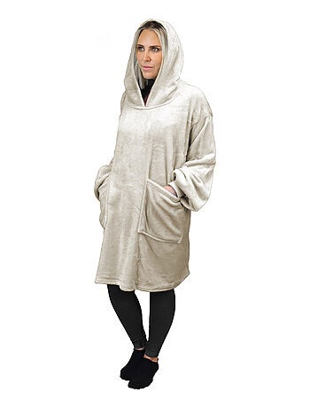 Sweat à capuche, plaid, couverture, pull - Flanelle - Vivezen