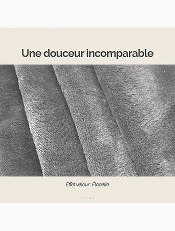 Sweat à capuche, plaid, couverture, pull - Flanelle - Vivezen