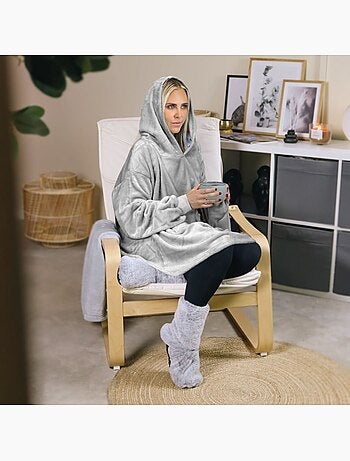 Sweat à capuche, plaid, couverture, pull - Flanelle - Vivezen