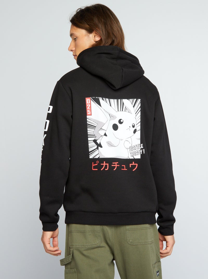 Sweat à capuche 'Pokémon' Noir - Kiabi
