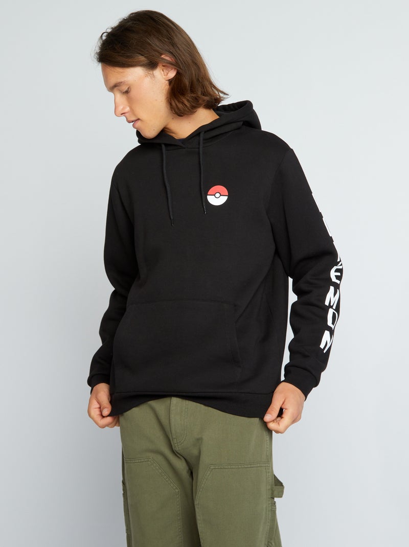 Sweat à capuche 'Pokémon' Noir - Kiabi