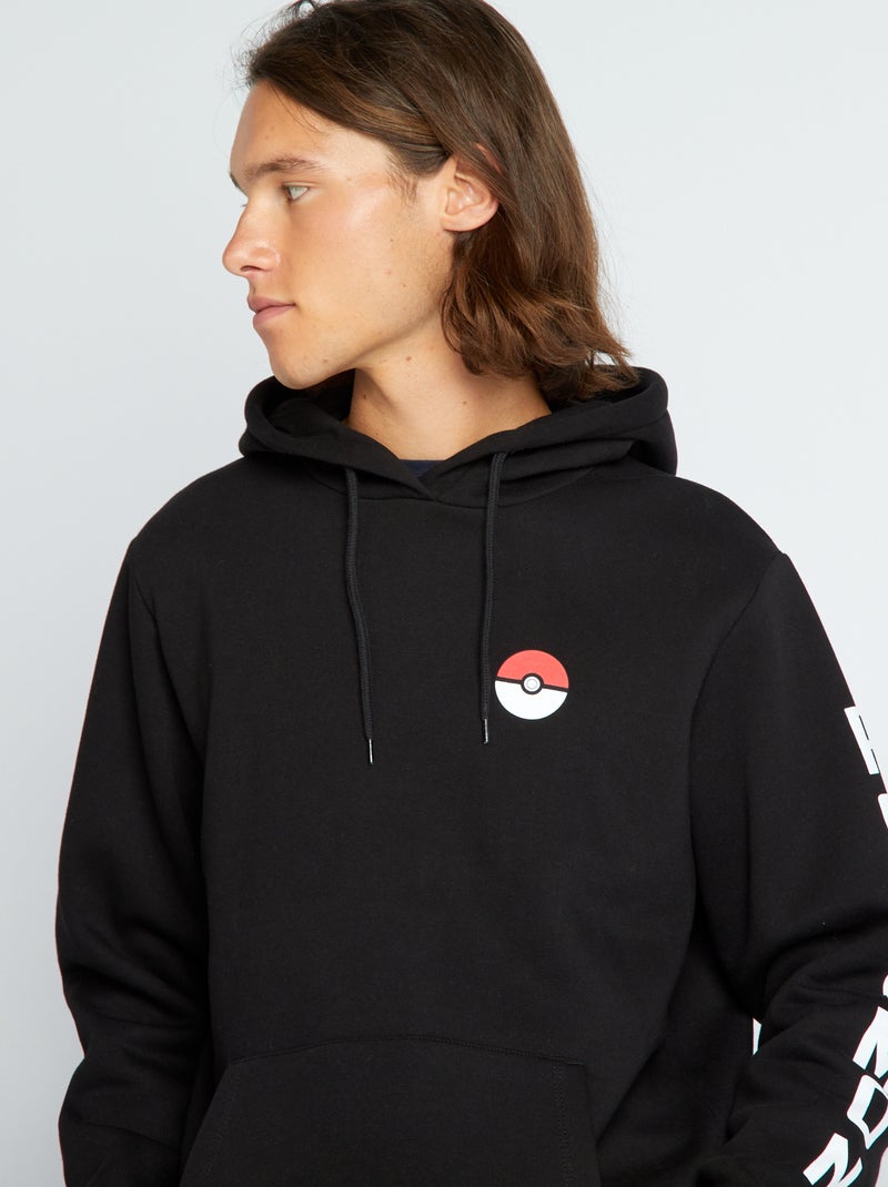 Sweat à capuche 'Pokémon' Noir - Kiabi