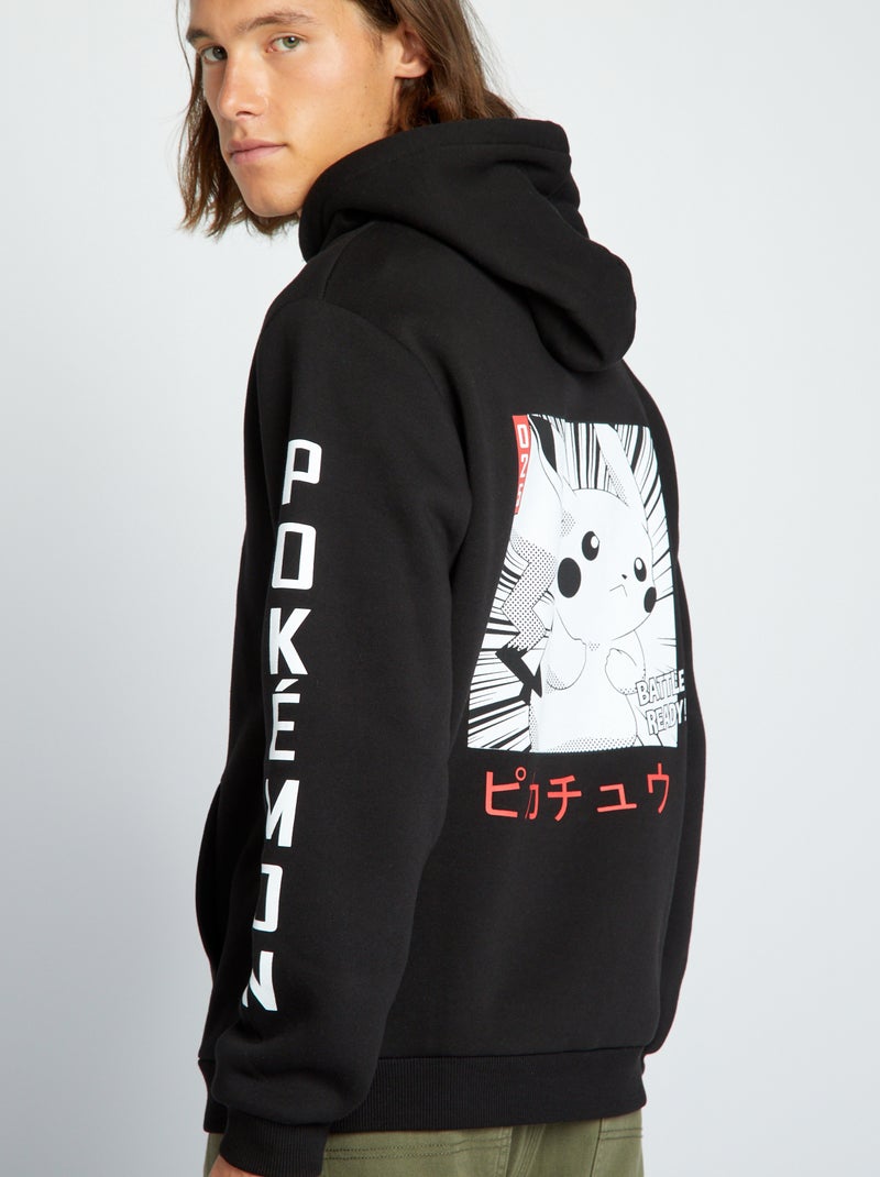 Sweat à capuche 'Pokémon' Noir - Kiabi