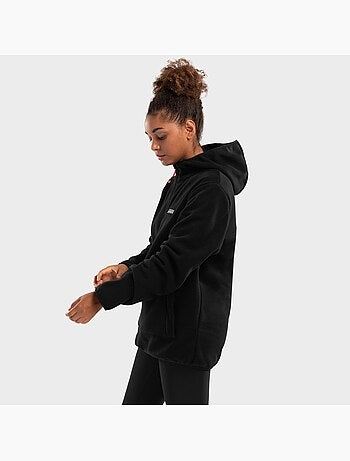 Sweat à capuche polaire femme sports d'hiver femme avoriaz-w
