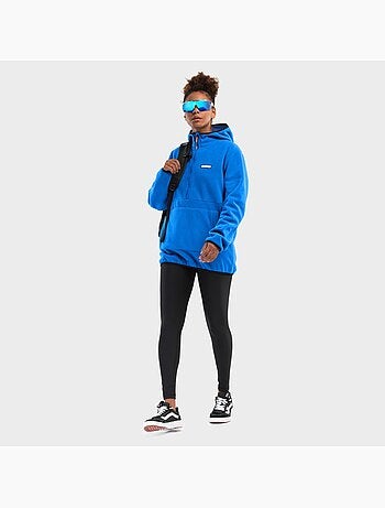 Sweat à capuche polaire femme sports d'hiver femme montreux-w