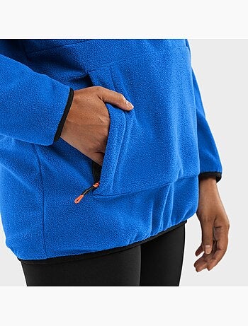 Sweat à capuche polaire femme sports d'hiver femme montreux-w