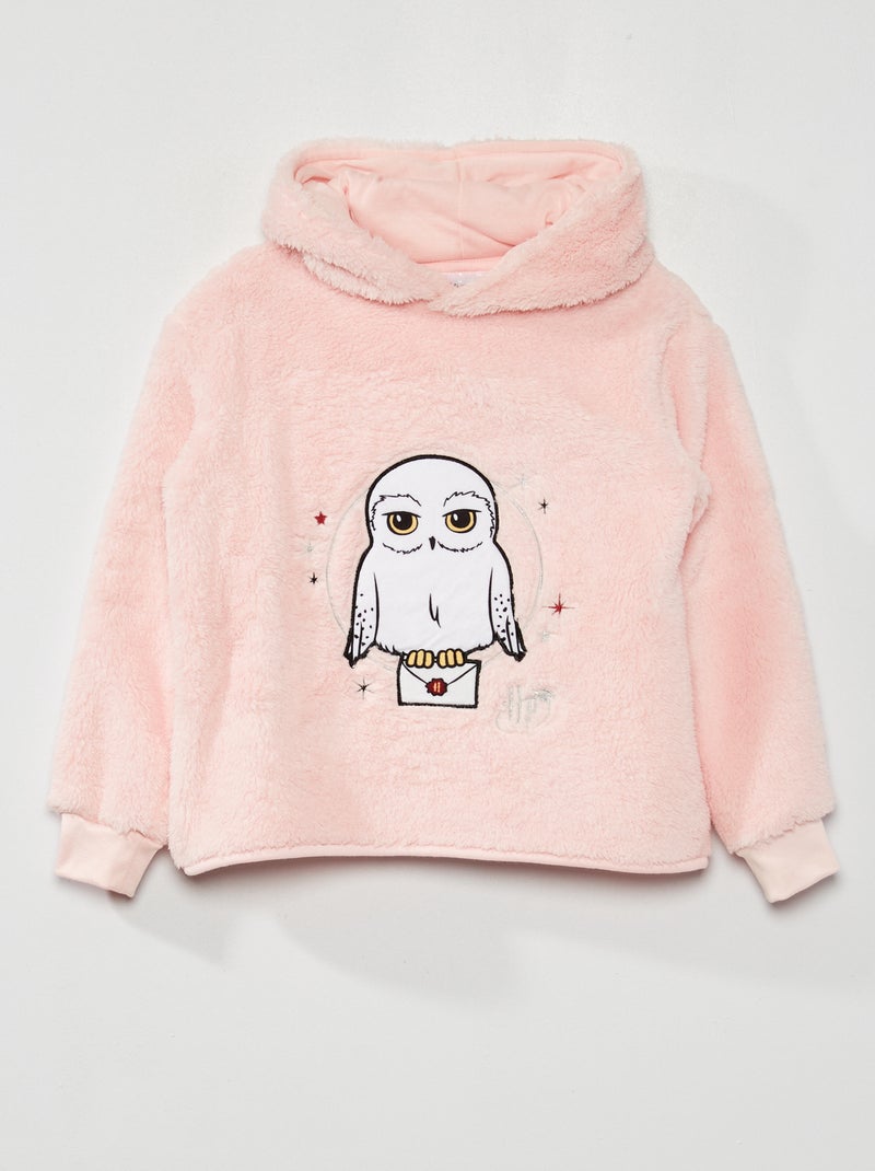 Sweat à capuche polaire 'Harry Potter' rose - Kiabi