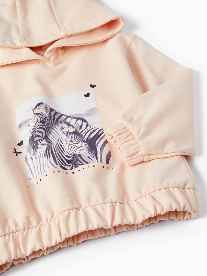 Sweat à Capuche Bébé Garçon Fille Motif Bande Dessinée 3D - 100% Coton Doux