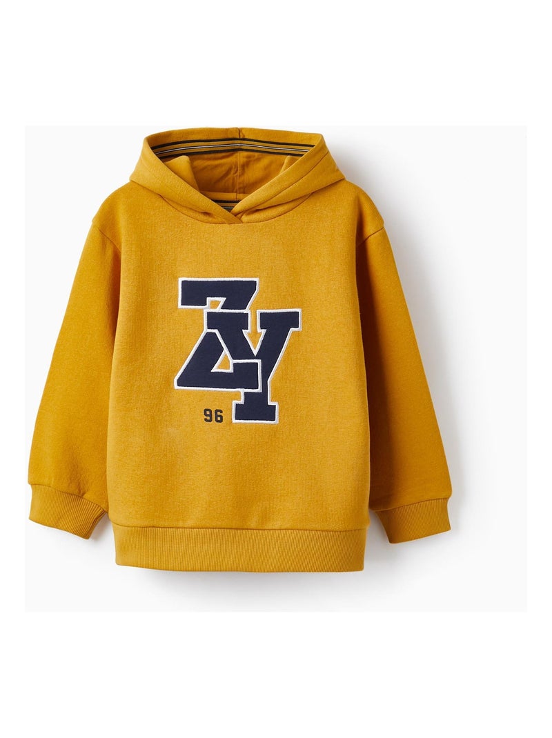 Sweat à capuche pour garçon 'ZY 96'   ROYALS OFF DUTY Jaune - Kiabi