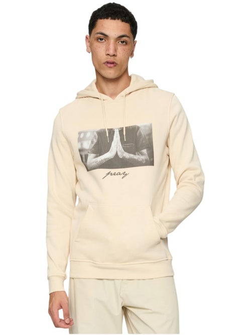 Sweat à capuche pray - mister tee - Kiabi