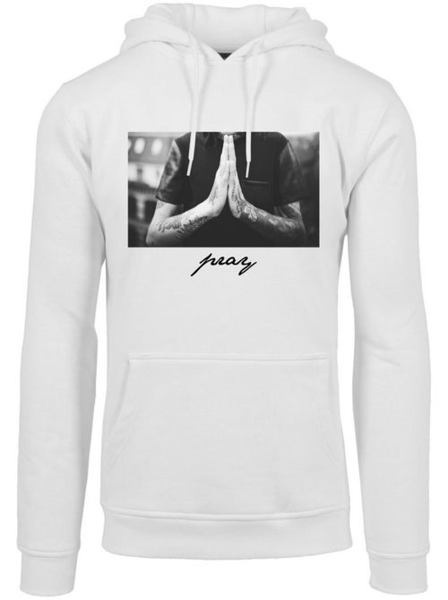Sweat à capuche pray - mister tee - Kiabi