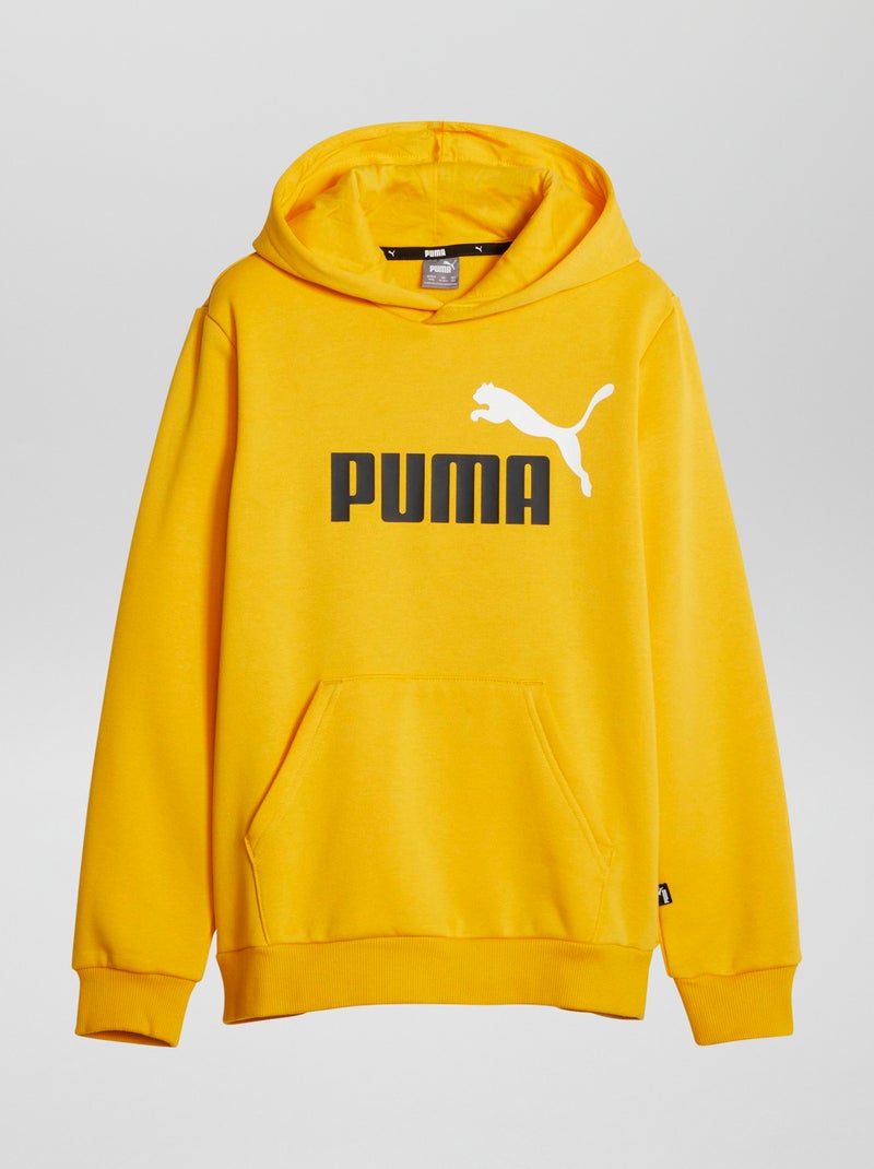 Sweat à capuche 'Puma' Jaune - Kiabi
