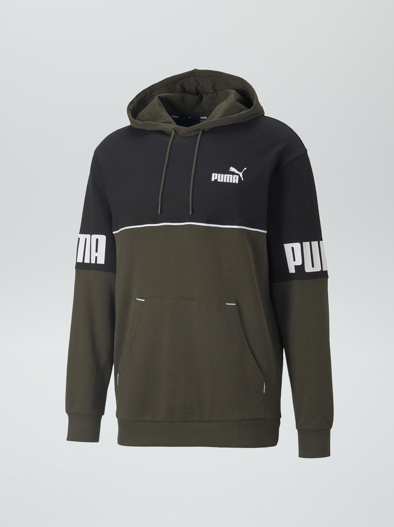 Sweat à capuche 'Puma' KAKI - Kiabi