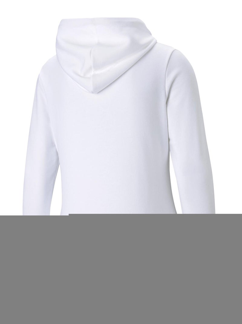 Sweat à Capuche Puma Logo Blanc - Kiabi