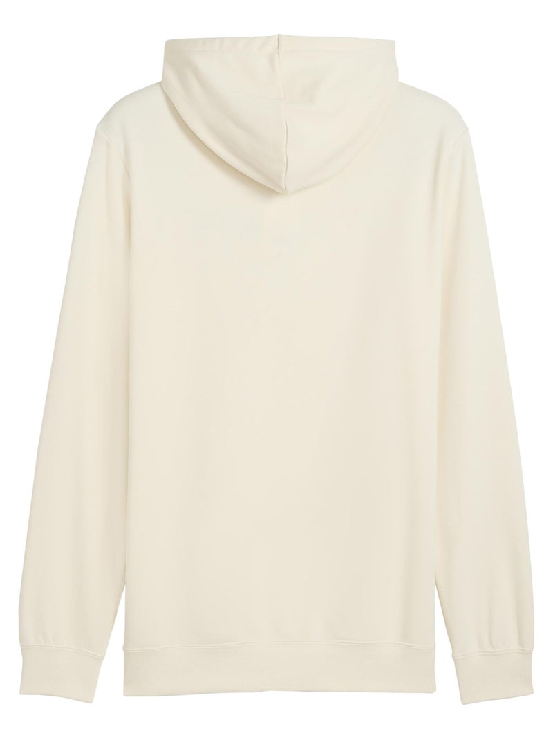 Sweat à Capuche Puma Logo Hoodie Ecru - Kiabi