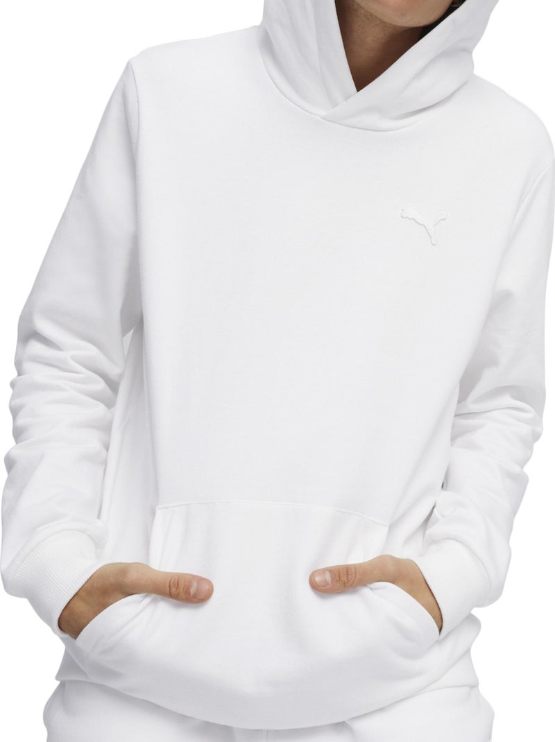 Sweat à Capuche Puma Mif Blanc - Kiabi