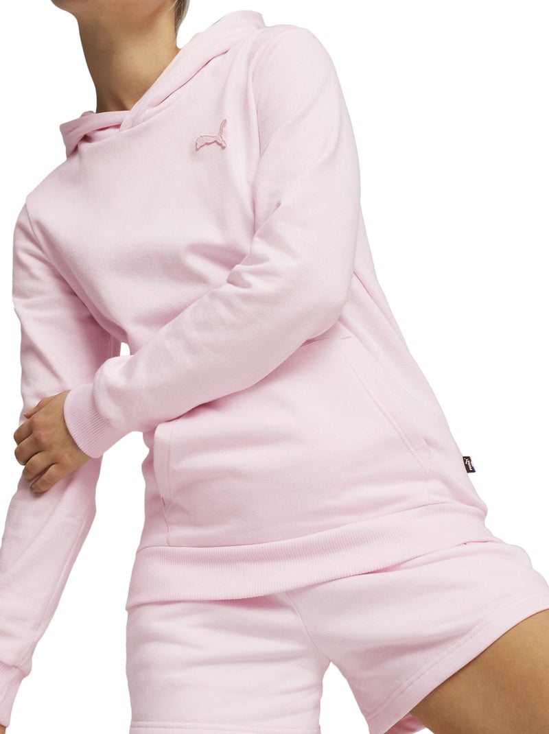 Sweat à Capuche Puma Mif Rose - Kiabi