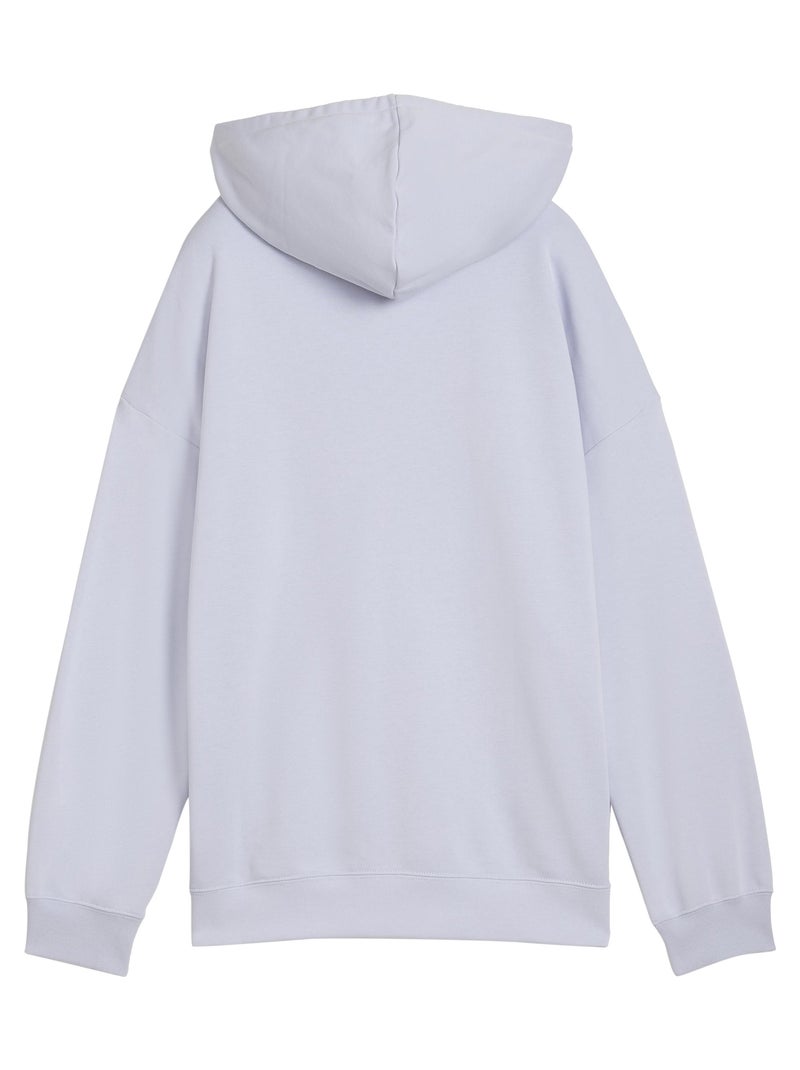 Sweat à Capuche Puma Oversized Hoodie Bleu clair - Kiabi