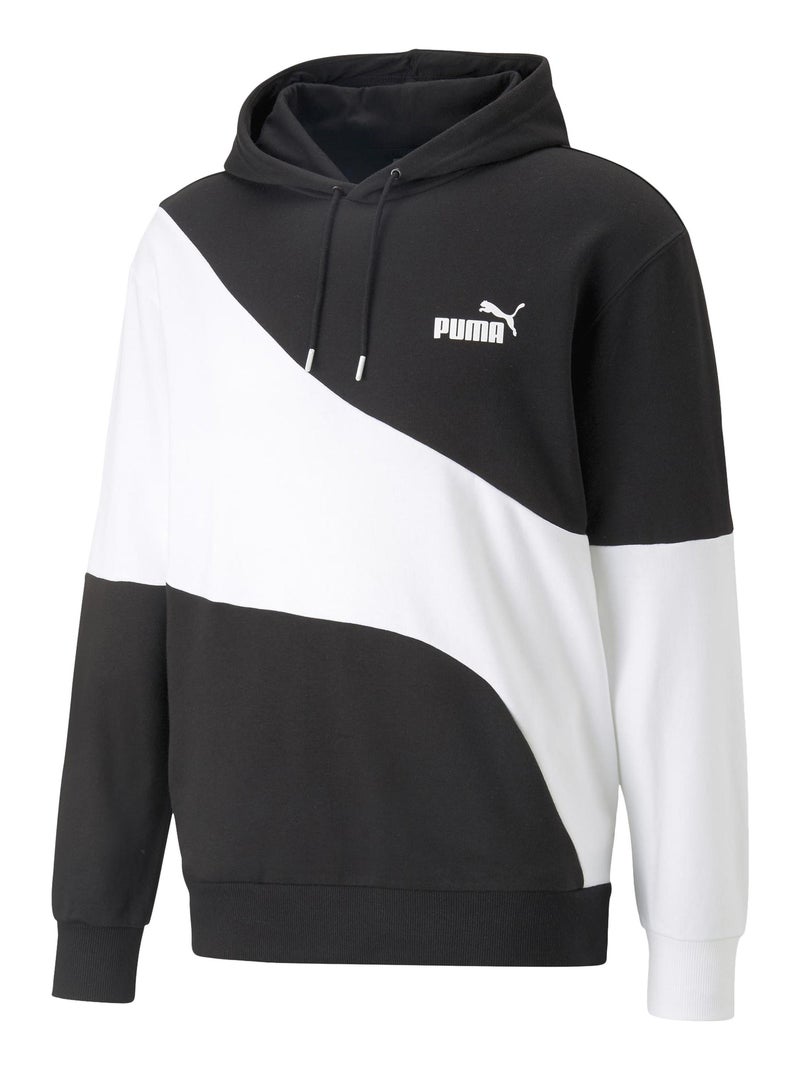 Sweat à Capuche Puma Power Blanc - Kiabi