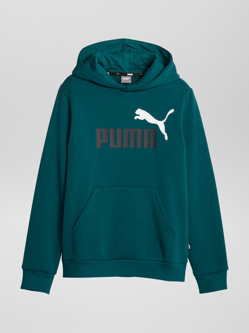 Sweat à capuche 'Puma' Vert - Kiabi