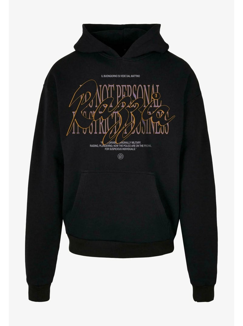 Sweat à capuche razzia - mister tee Noir - Kiabi
