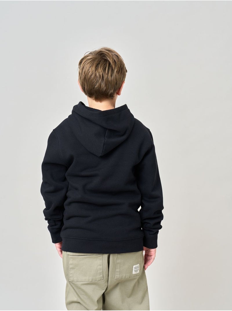 Sweat à capuche regular garçon imprimé deeluxe original 'deeluxe' Noir - Kiabi