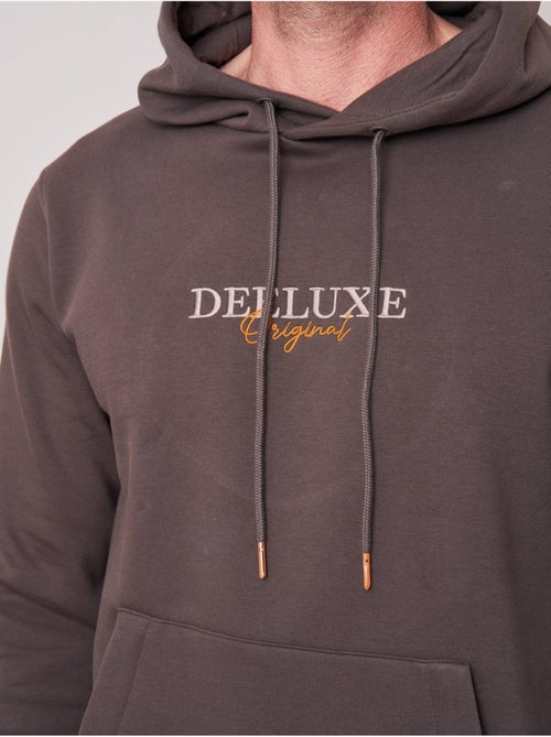 Sweat à capuche regular homme imprimé deeluxe original 'deeluxe' - Kiabi Sweat à capuche regular homme imprimé deeluxe original 'deeluxe' - Kiabi