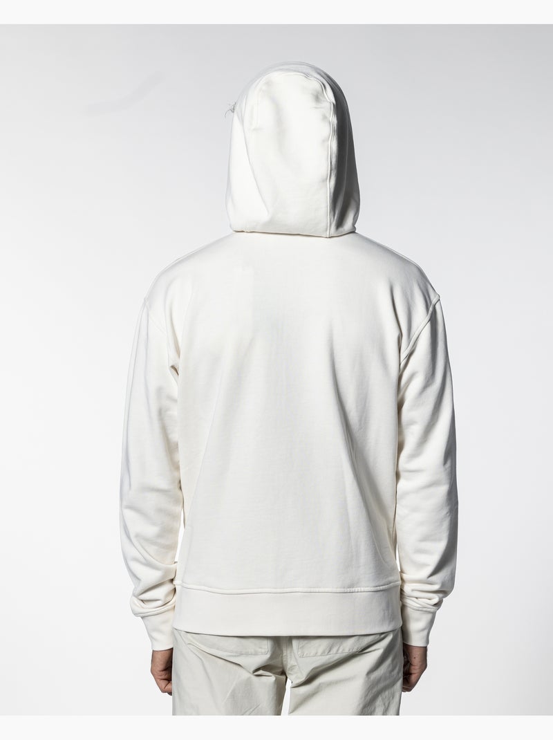 Sweat à capuche Relax   - New Man Ecru - Kiabi