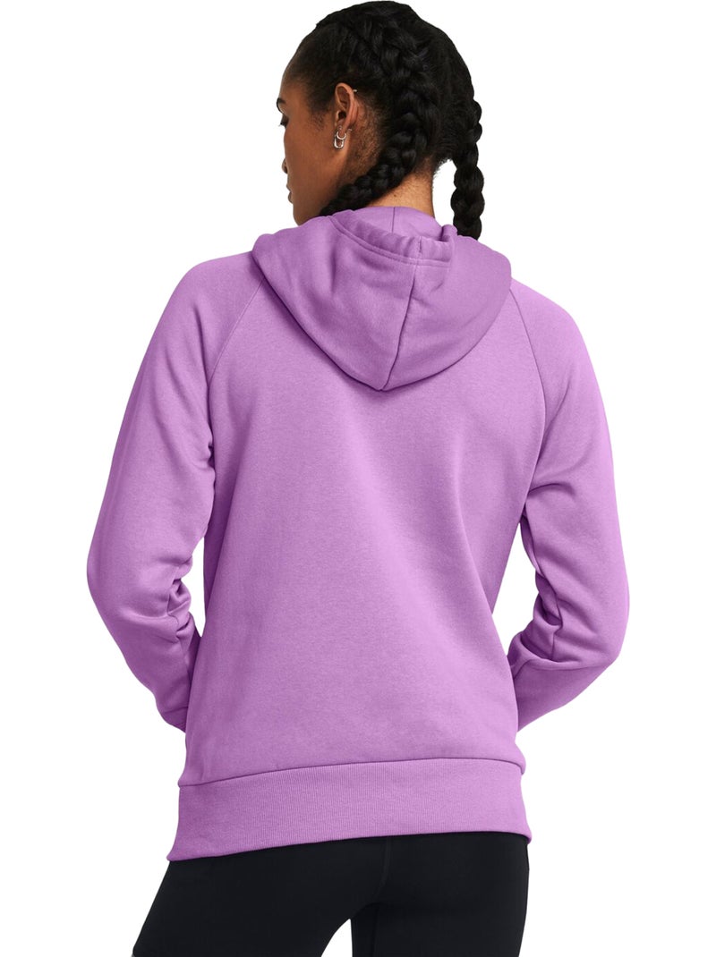 Sweat à capuche rival - sous armure Violet clair - Kiabi