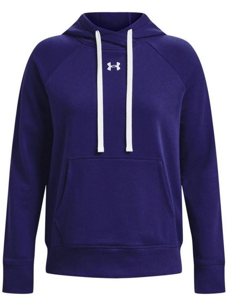 Sweat à capuche rival hb - sous armure Bleu marine - Kiabi