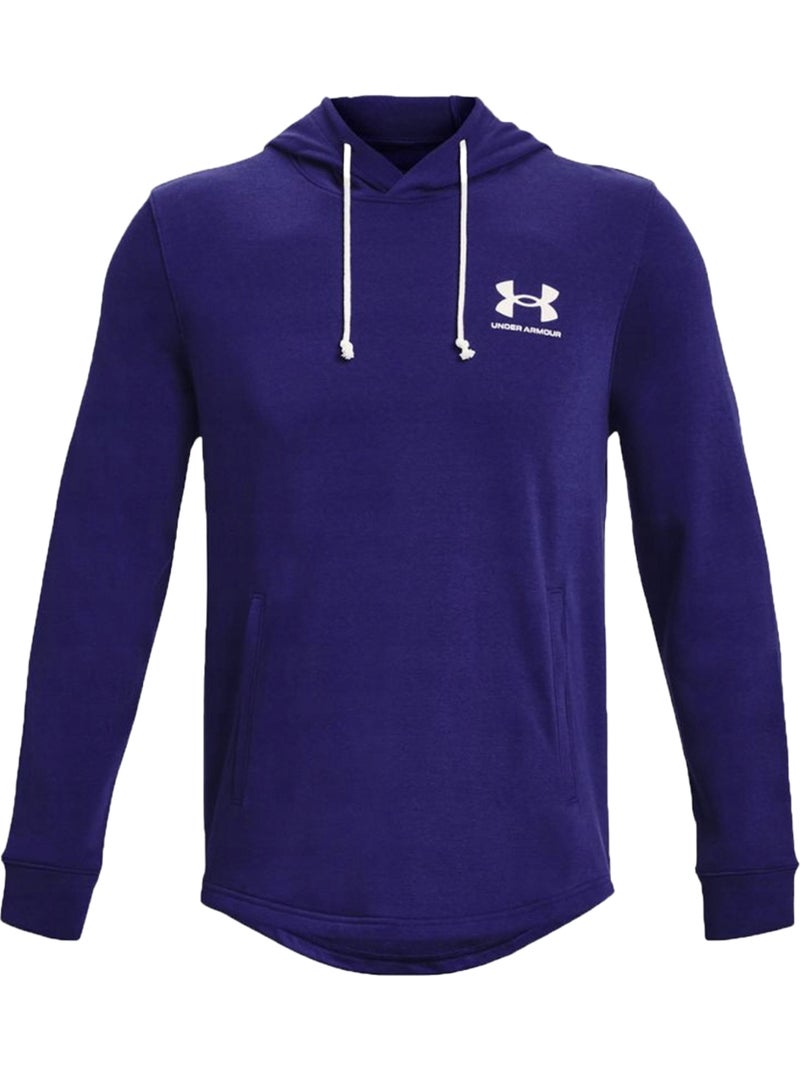 Sweat à capuche rival terry - sous armure Bleu - Kiabi