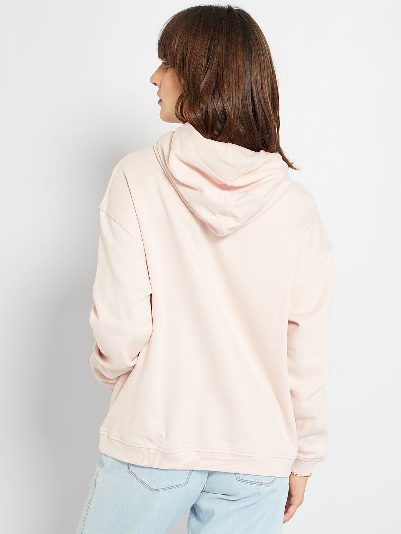 Sweat à capuche femme ACARLO - Blanc Rose - Kiabi - 38.32€