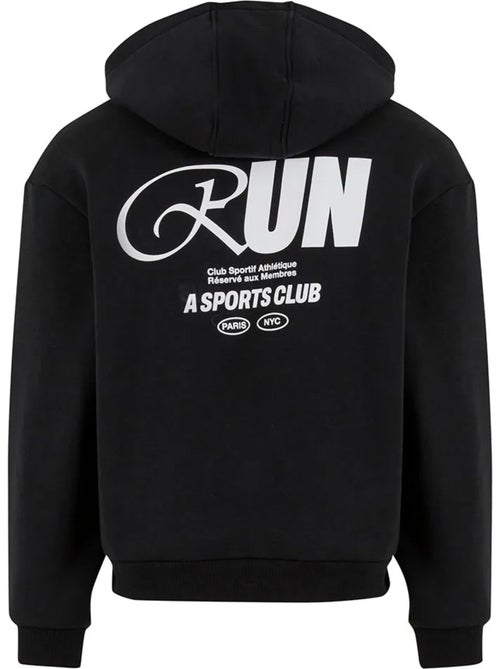 Sweat à capuche run sports club - mister tee - Kiabi