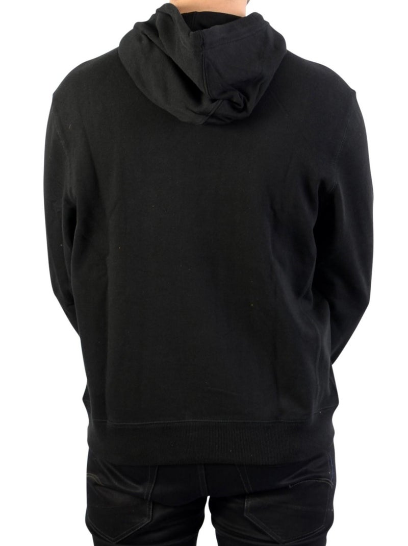Sweat à Capuche Russell Athletic Iconic Tackle Twill Hoody Noir - Kiabi